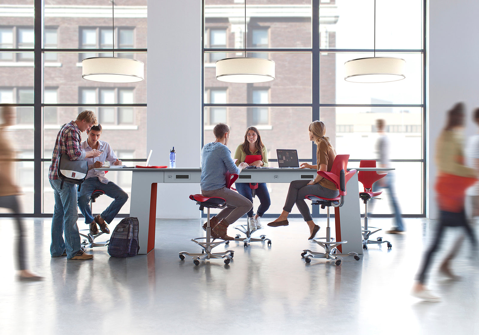 Bluecony Office furniture chairs desks kneeling chairs standing stools ergonomic assessment HAG Capisco